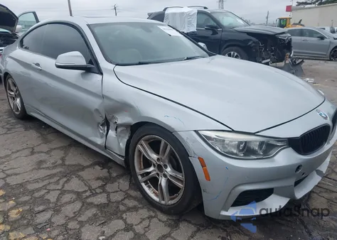 2015 BMW 428I from USA, damaged, VIN WBA3N3C54FK232280